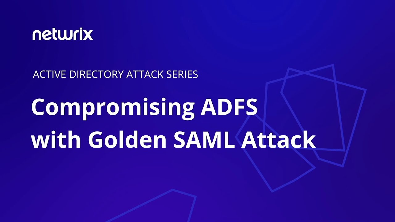 Attack Tutorial: How the Golden SAML Attack Works thumbnail